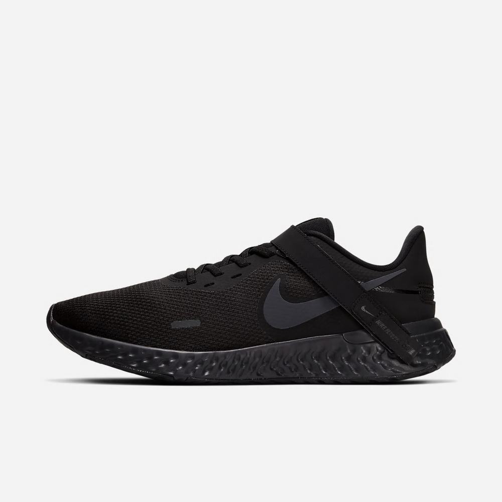 Chaussure De Running Nike Revolution 5 FlyEase Noir 9418-602 Black/Anthracite Homme | NKY-15525096